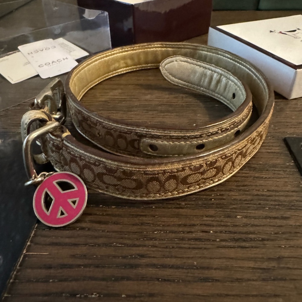 Coach Dog Collar